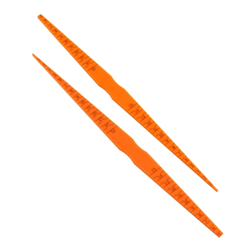 Car Panel Gaps Alignment Tool Plastic Measuring Ruler Feeler Gauge Plastic Ruler