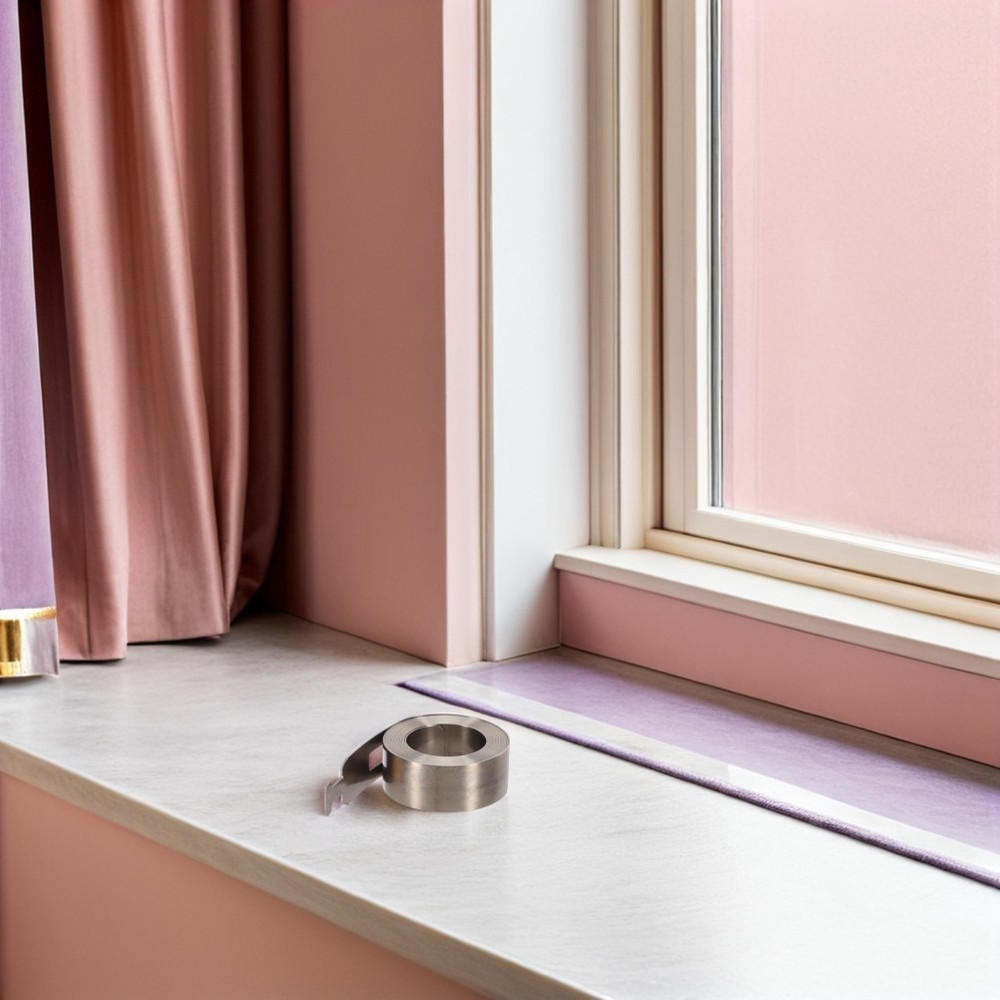 2pcs Window Coil Spring Flat Tension Spring Hardware 47x0.5" for Folding Window