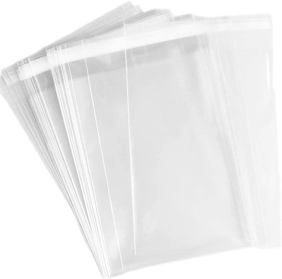 8-1/4 X 10-1/4 Inch Clear Cellophane Cello Bags-Fits 8X10 Inch Prints Photos Car