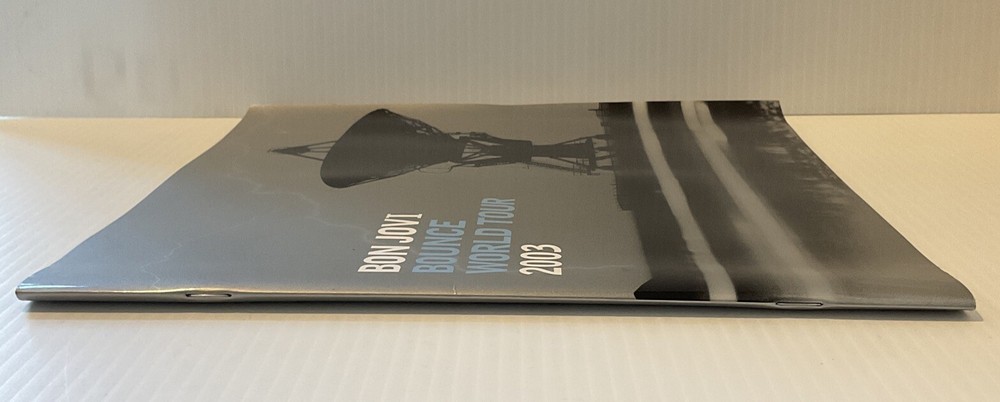 2003 JON BON JOVI BOUNCE WORLD TOUR CONCERT PROGRAM