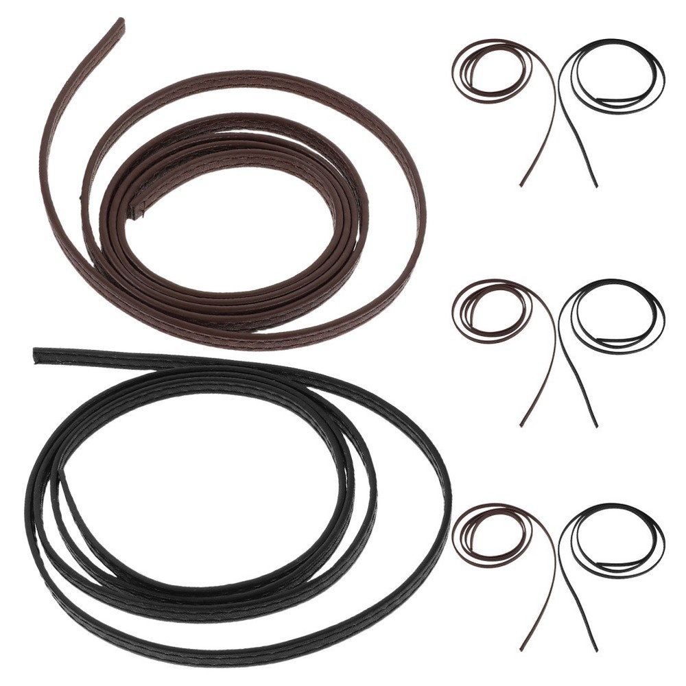 8 Pcs Handmade Rope Diy Craft Strap Bracelet Pu Making Thread