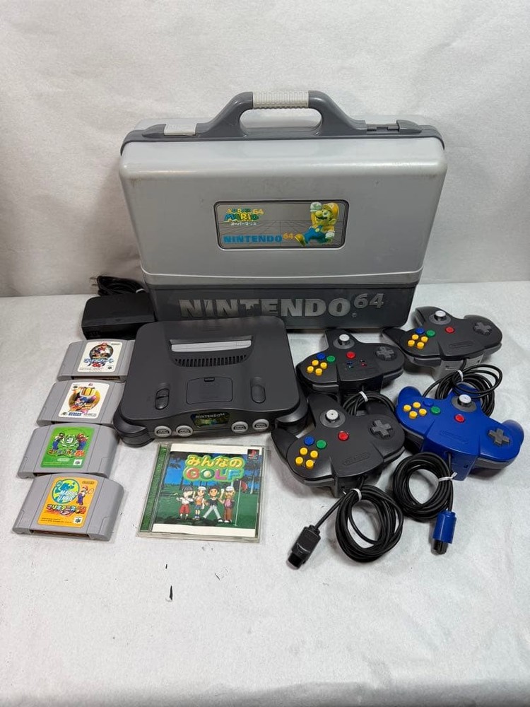 Nintendo 64 console & 5 software and other sets
