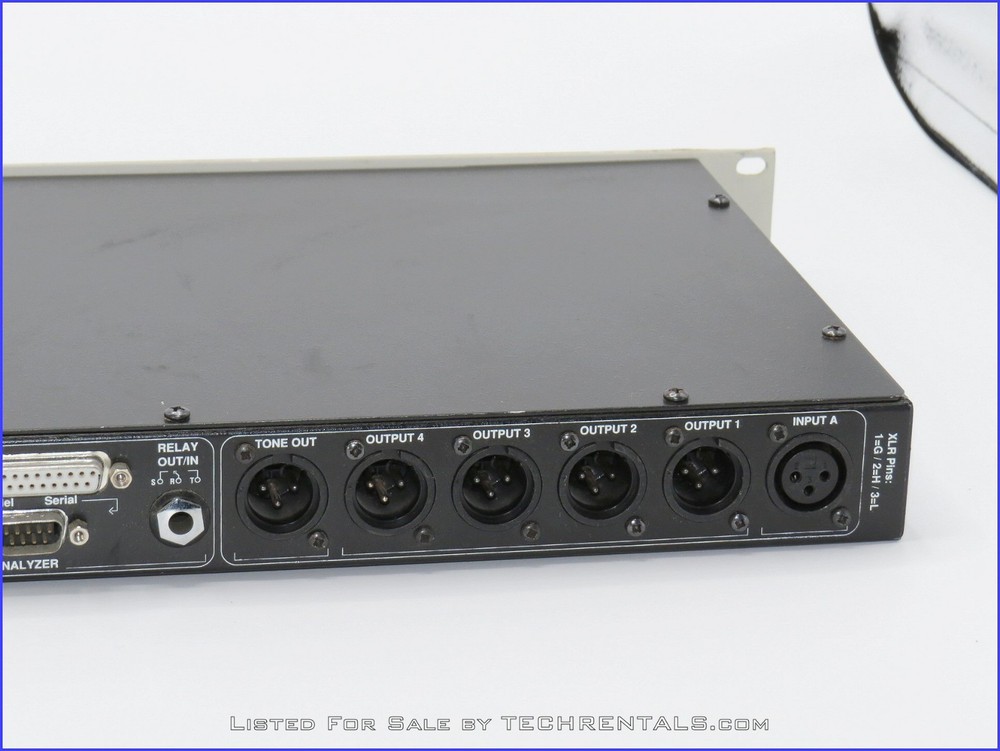 BRAINSTORM ELECTRONICS SR-15+ TIME CODE DISTRIPALYZER + PREWIRED XLR RACK PANEL!