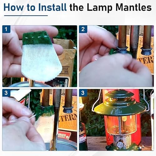 10 Pack Camping Lantern Mantle Replacements
