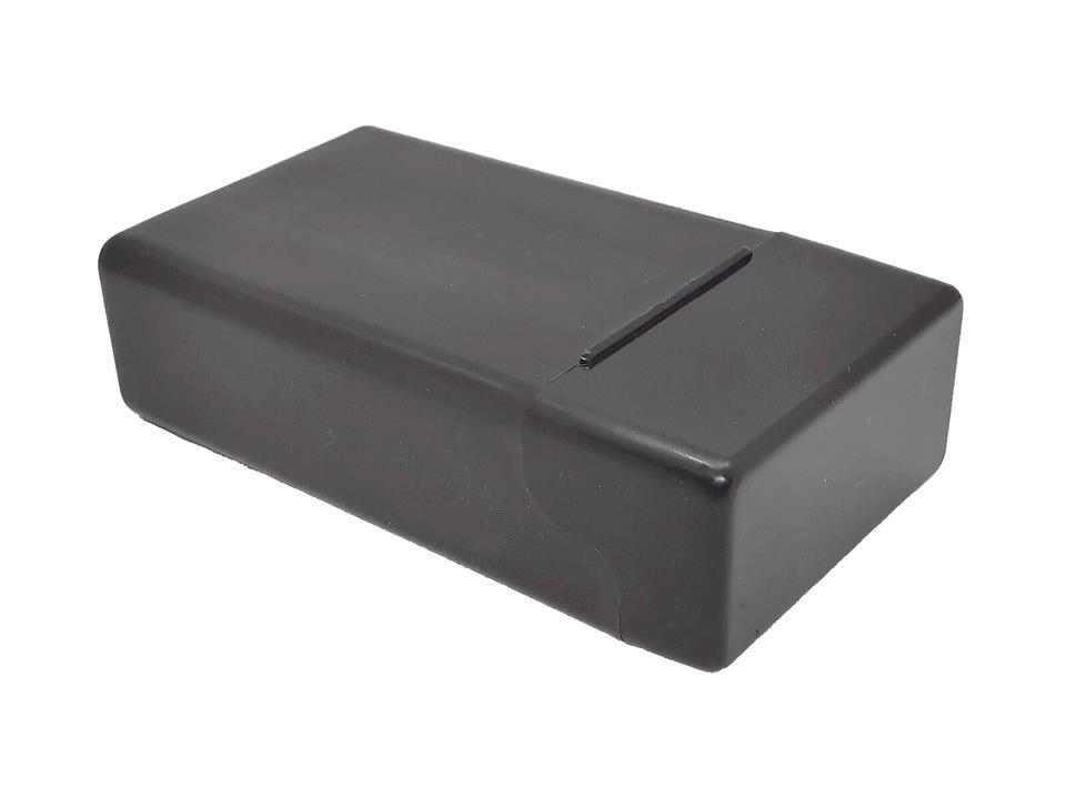 Fujima Three Chamber Divided Black 100s Size Plastic Cigarette Strong Box