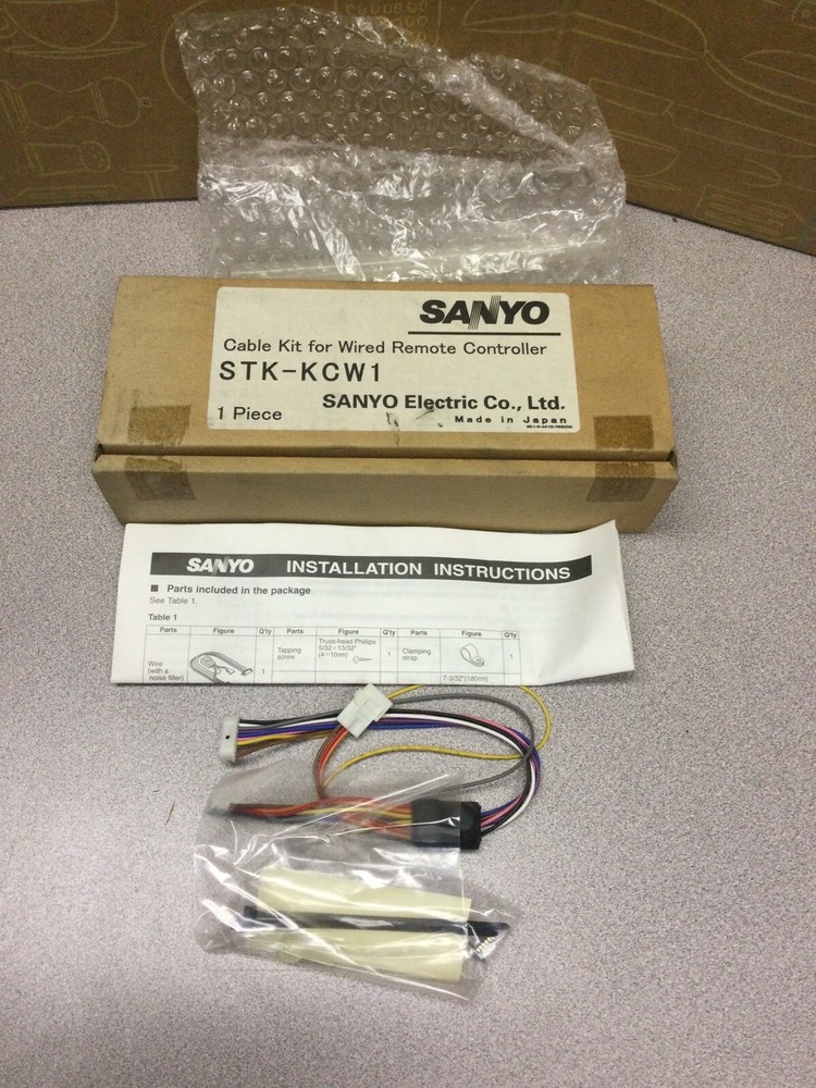 NEW Sanyo STK-KCW1 Cable Kit for Wired Remote Controller NIB