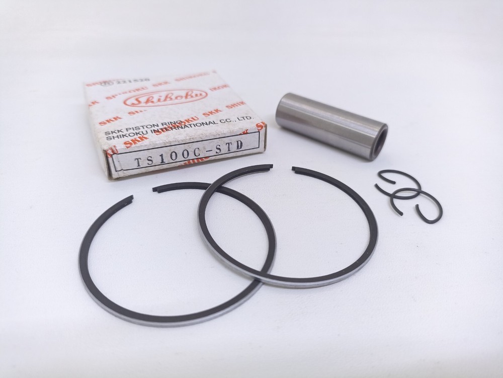 SUZUKI TS100 C PISTON RINGS KIT SIZE STD NEW
