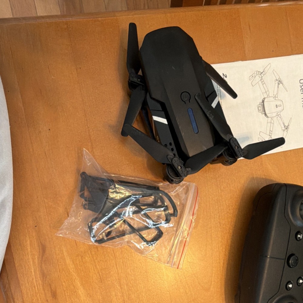 Drone, Remote Control, Foldable, Propeller Guards, Carrying Case