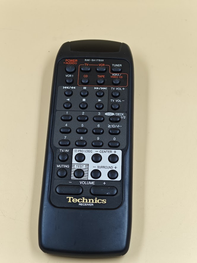Technics RAK-SA178XH Remote Control - Working, Signs of Use