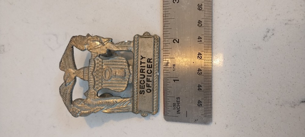 Vintage Security Badge