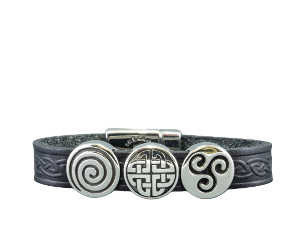 Lee River Aoife Leather Cuff Bracelet