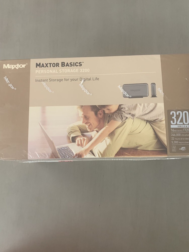 Maxtor Basics personal storage 3200 BRAND NEW SEALED