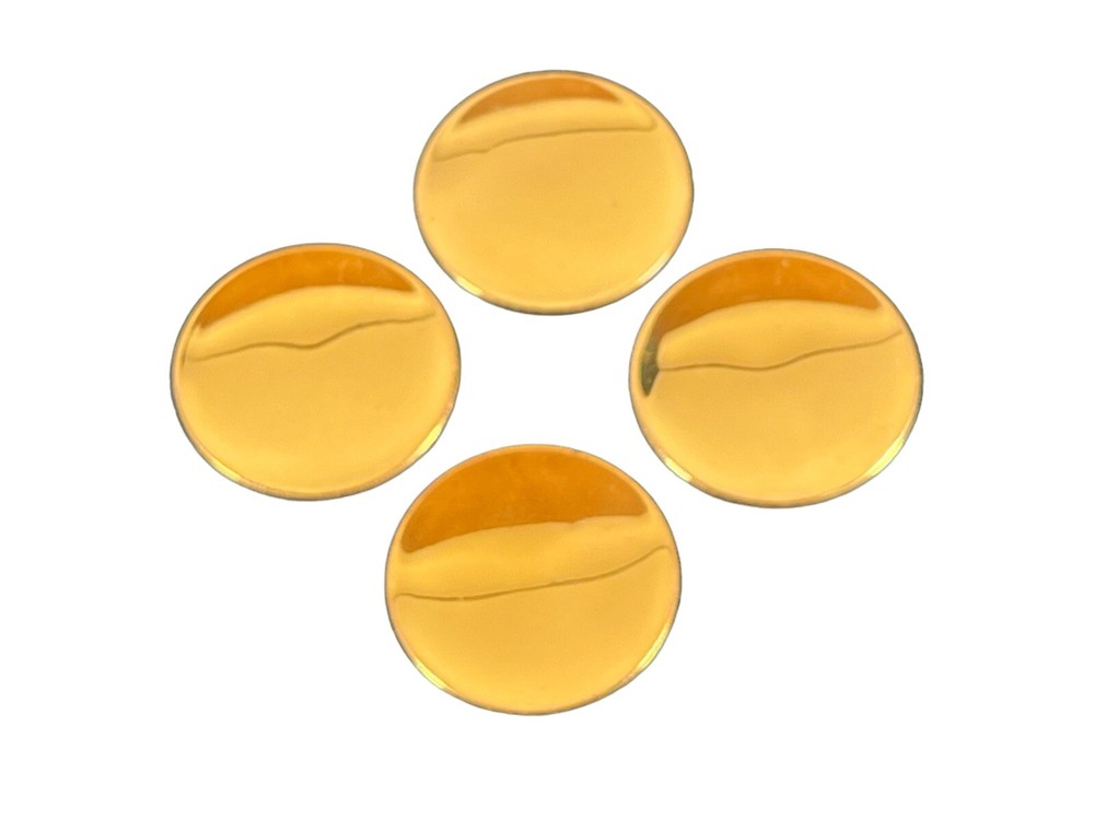 Vintage MCM Hardware Set Of Four Gold Toned Knobs Pulls