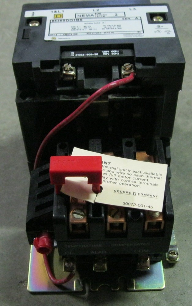 Square D 85326SDO1BS Contactor Series A