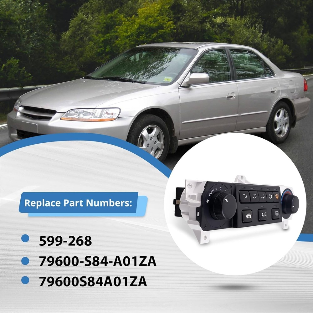 For Honda Accord 1998-00 A/C Heater Control Panel Module Replacement 599-268