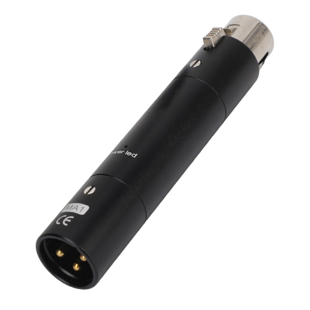 Black Inline Microphone Preamp Lossless Amplification Dynamic Active Inline WT