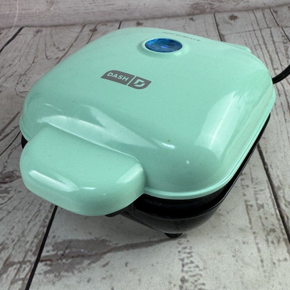 Dash Egg Bite Maker Aqua Mini Breakfast Sandwich Cooker 4 Cup Nonstick