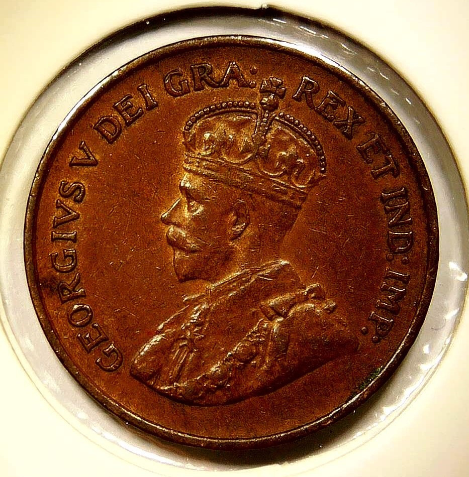1933 Canada Small Cent King George V
