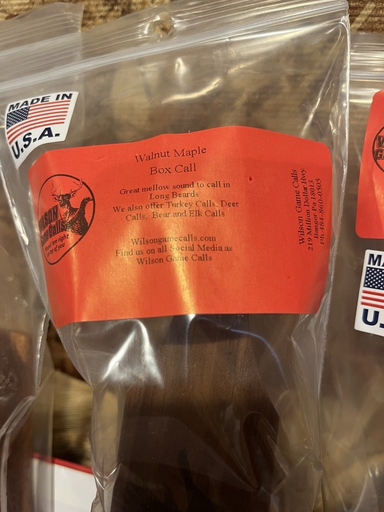 Box Call Gift Baskets Made in U.S.A. Game Calls