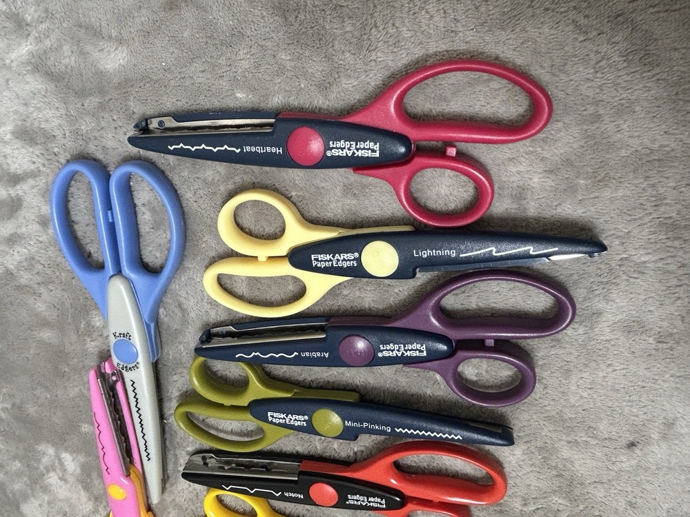 Fiskars Paper Edgers Decorative Craft Scissors Assorted Patterns FREE Shipping