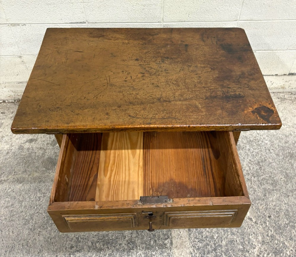 Antique Rustic Spanish Colonial Farm Table Library Table Work Table