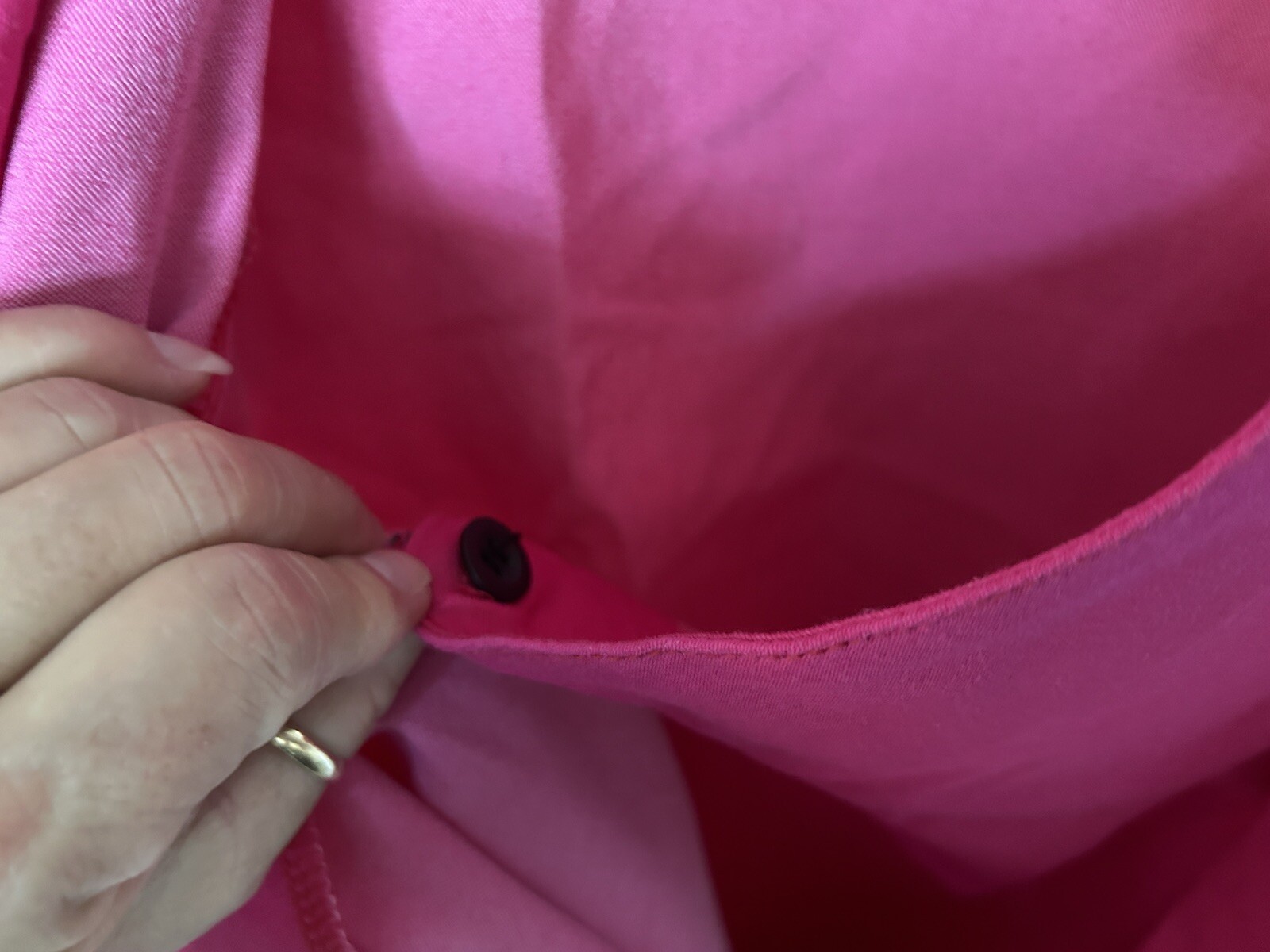 NWOT Audacity By Nurset Dark Pink Women’s 2pc Medical Surgical Scrub Set Sz XL