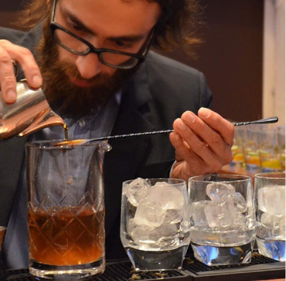 12 Inches Stainless Steel Bar Spoon Bartender Cocktail Shaker Cocktail Mixing US