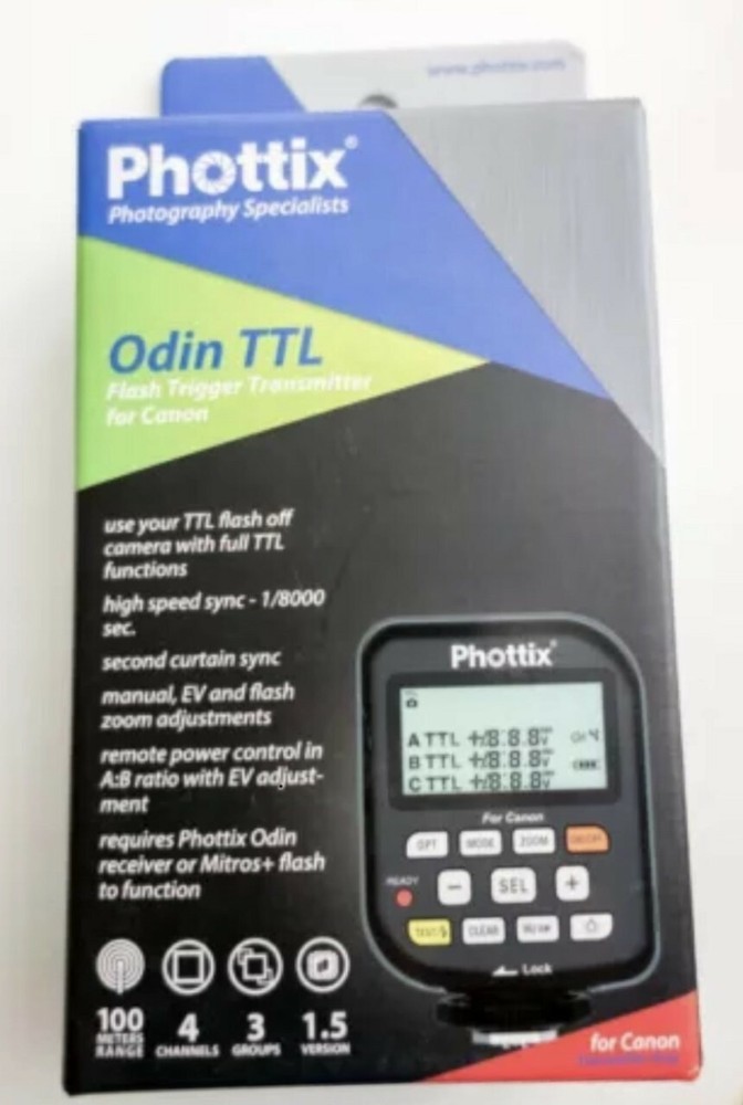 Phottix Odin TTL Flash Trigger Transmitter for Canon
