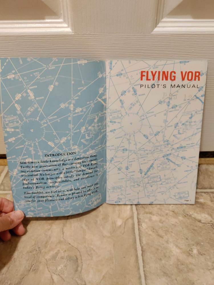 Vintage Flying VOR Bendix Avionics Division Pilot’s Manual