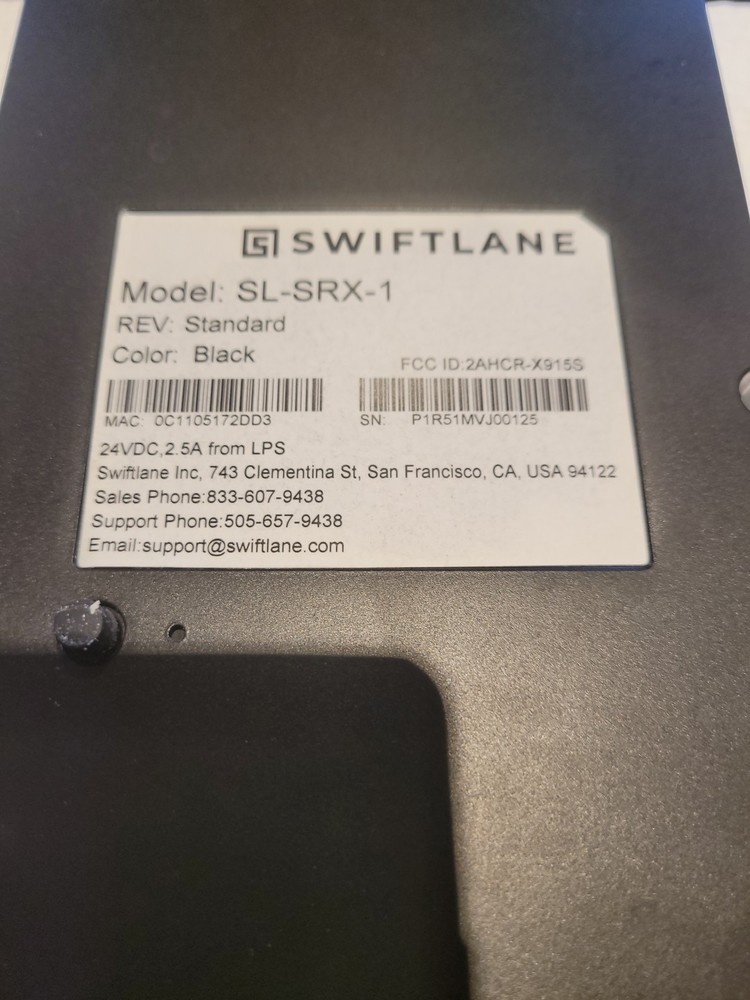 SwiftReader X Swiftlane SL-SRX-1 Video Intercom And Access