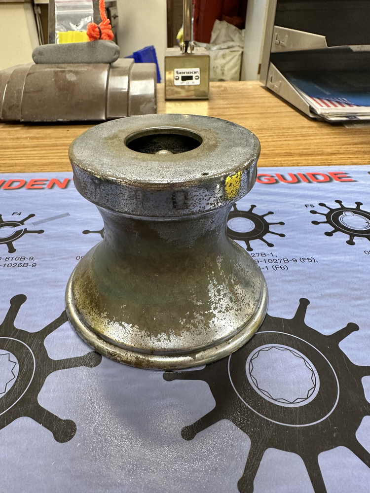 Vintage Bronze Sailboat Winch