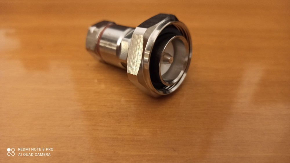 RF CONNECTOR FOR CABLE 1/2” DIN 7/16 MALE