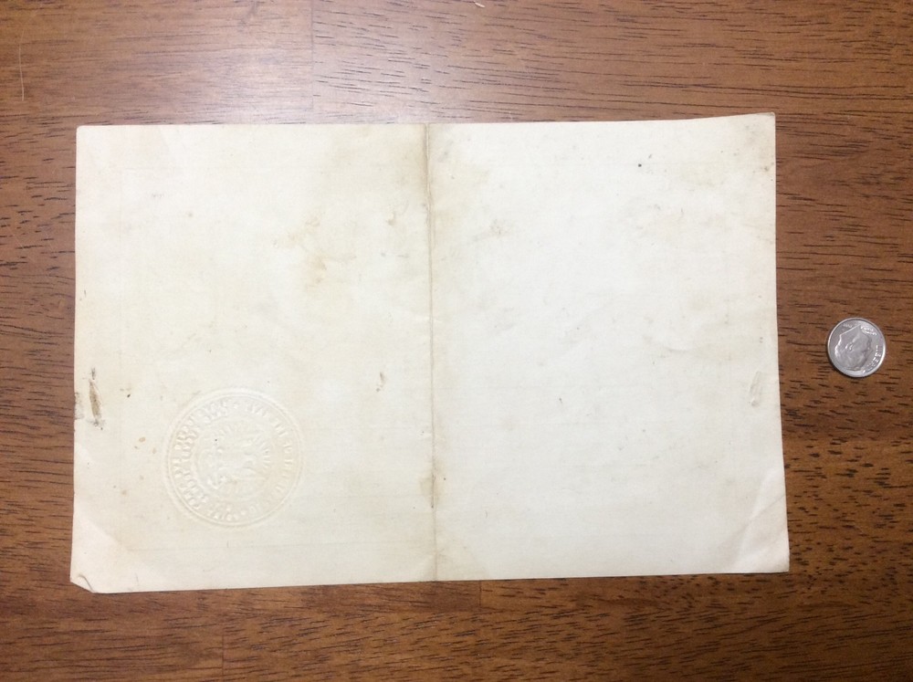 WWII 1943 Named Document Naval Training School Radar Operators Navy Point Loma