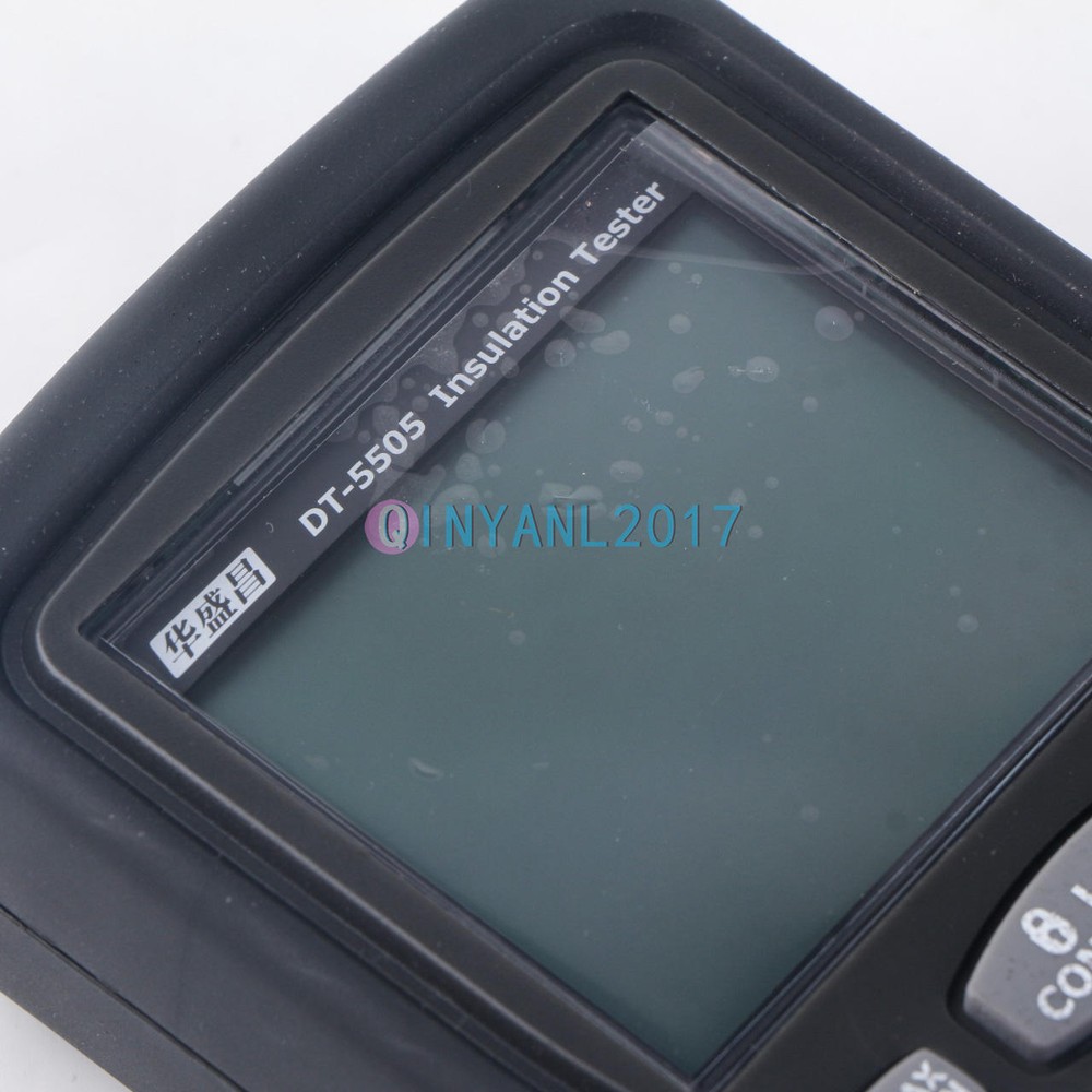 ONE CEM DT-5505 Insulation Testers Large Dual Display with Backlight NEW