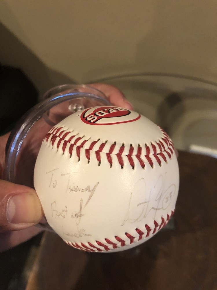 Dimitri Young Autographed Baseball Cincinnati Reds