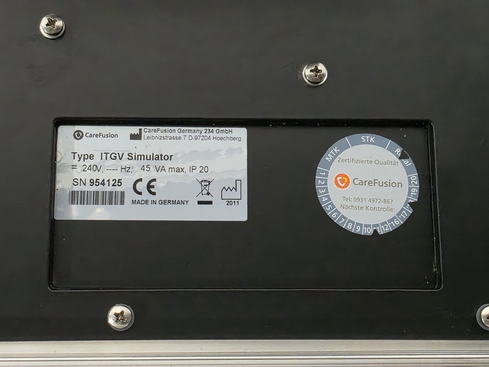 Carefusion Jaeger Vyaire ITGV-Simulator