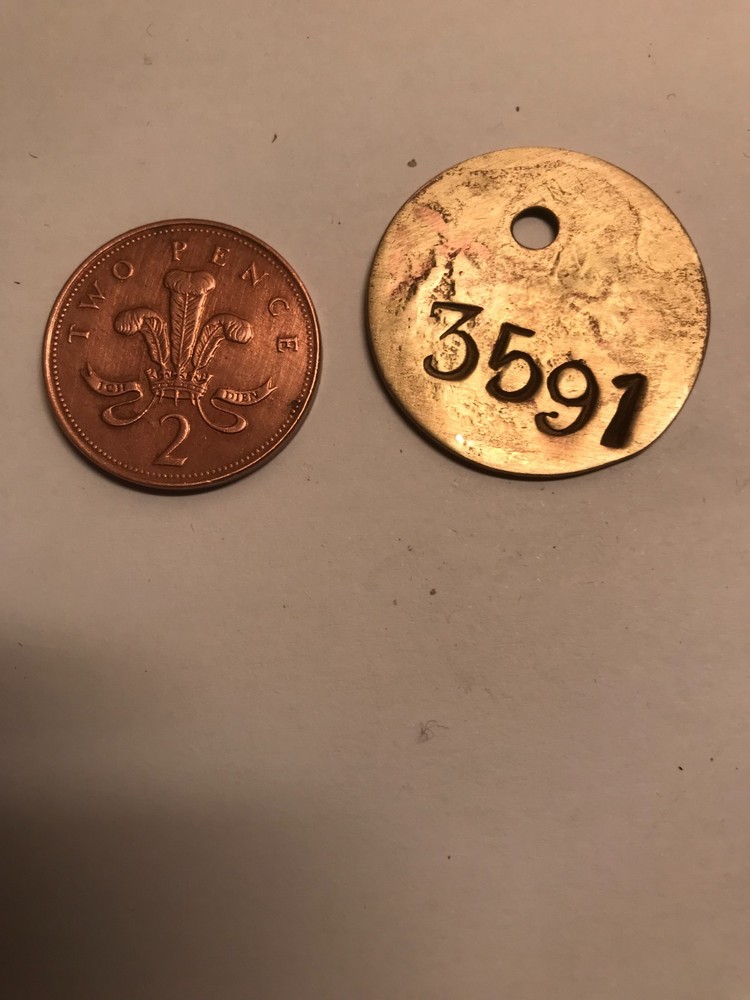 Original NCB. HEMSWORTH Colliery Pit Check/Tally.