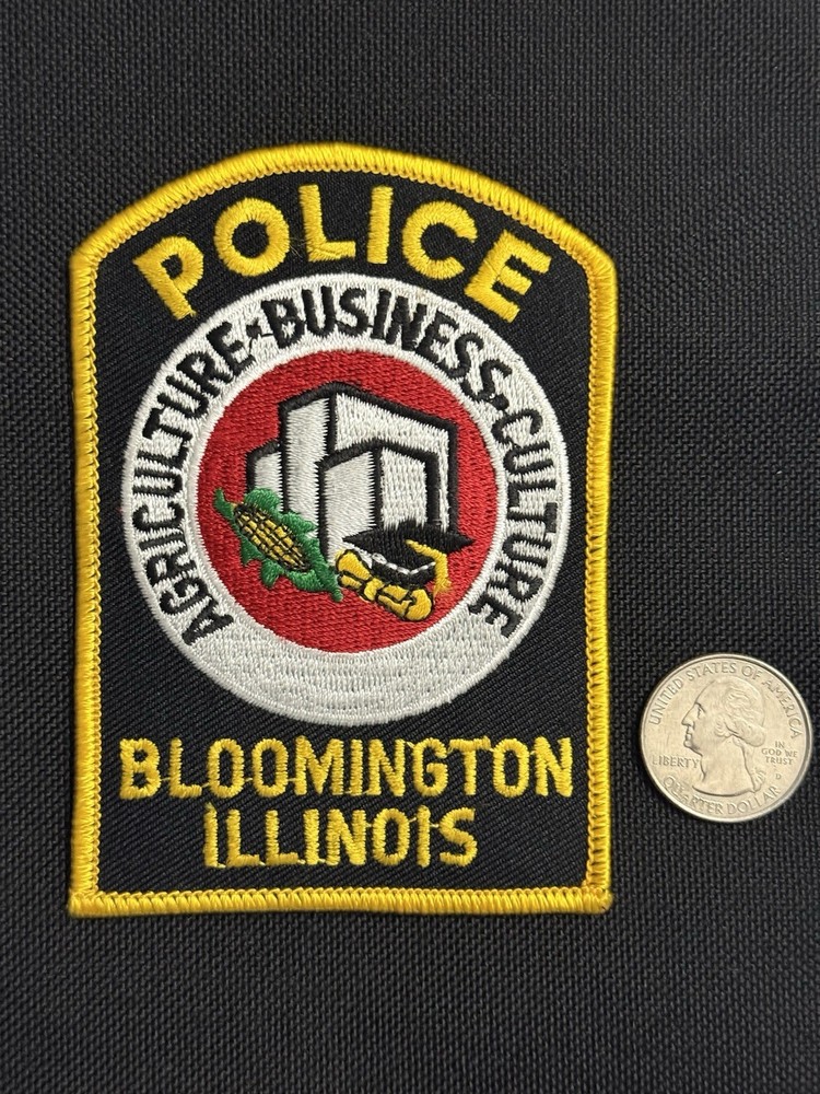 Bloomington Illinois Police Uniform Patch - New Condition