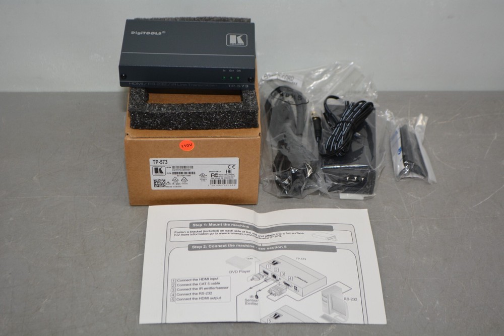 ^ Kramer DigiTOOLS TP-573 HDMI RS232 IR Line Transmitter #X4003