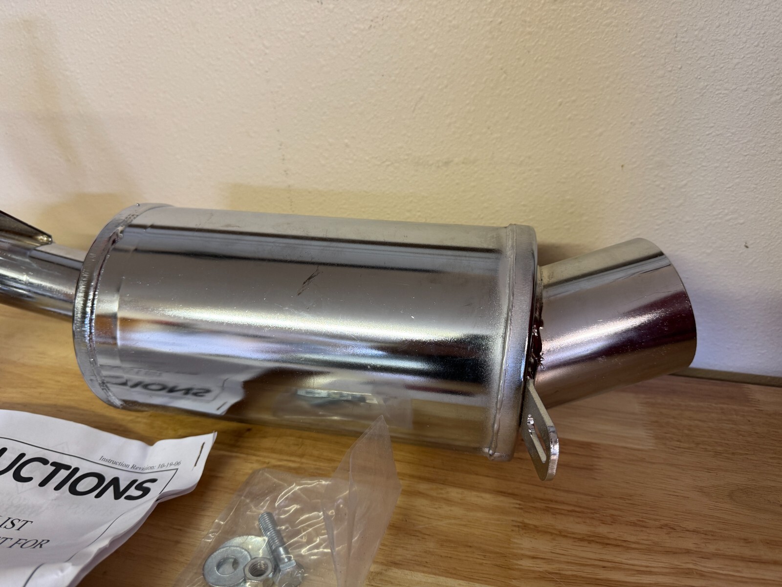 Sno-Stuff Polaris Single Canister Rumble Pack Silencer Part # 331-205 New