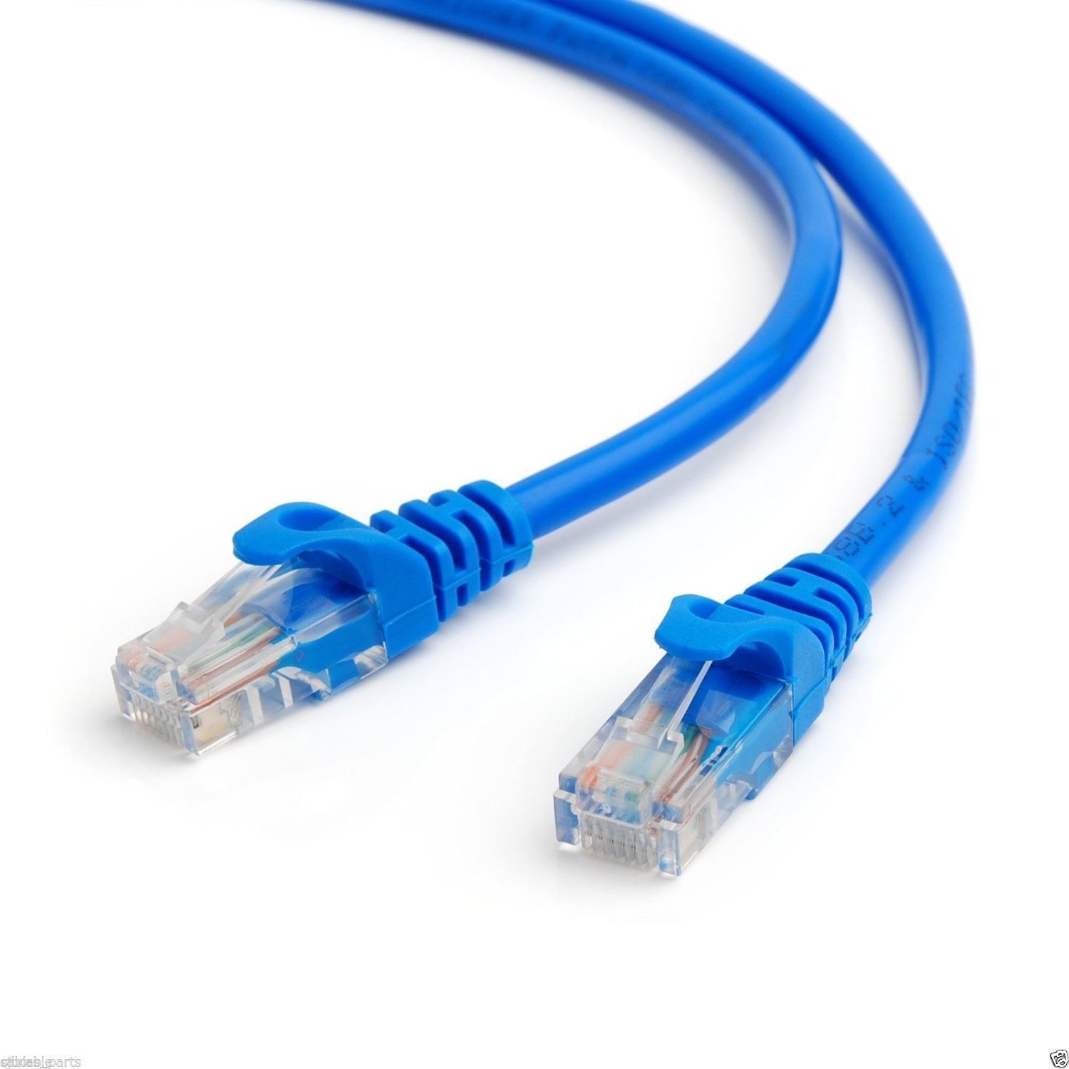 CAT5 CAT5 RJ45 Ethernet LAN Network Patch Cable For PS XBox Internet Router Blue