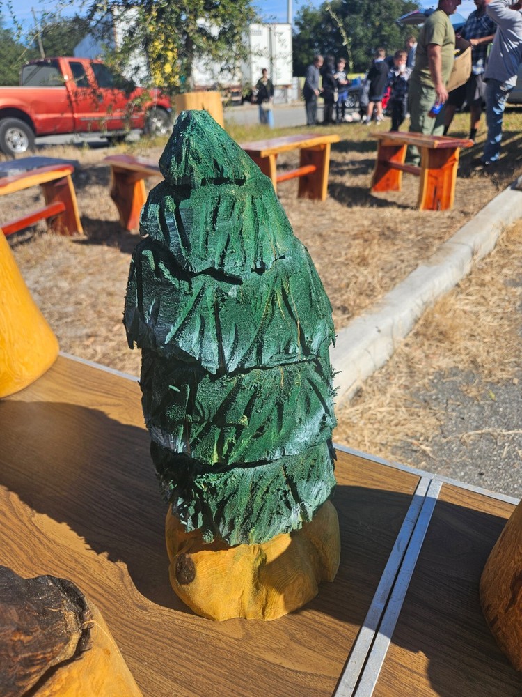 Chainsaw Artwork Cypress carved