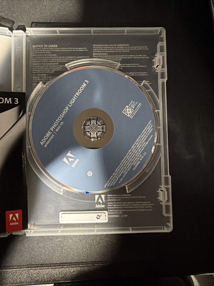 Adobe Photoshop Lightroom 3 Full Retail Version WIN/MAC With Serial Number