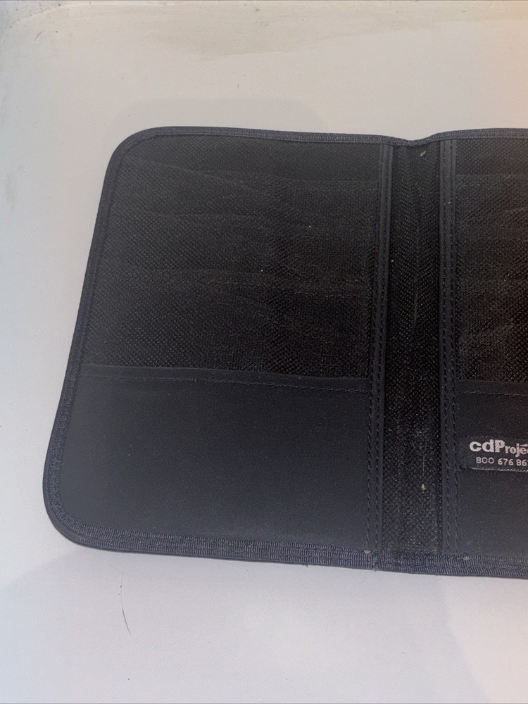 Cd Project Faux Leather Case Holds 14