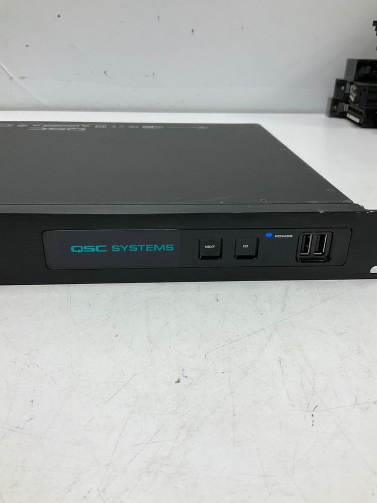 QSC Q-SYS CORE 110F USB/FLEX CHANNELS
