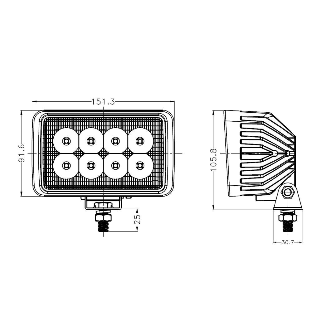 LED Headlight For Bobcat Construction & Industrial(s) E26,E32,E42,E45,E50,E55