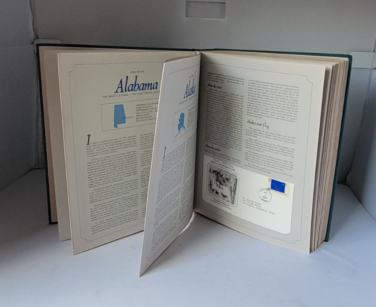 Stamps Envelope US States Of The Union Hardcover Book Westport Collector Society