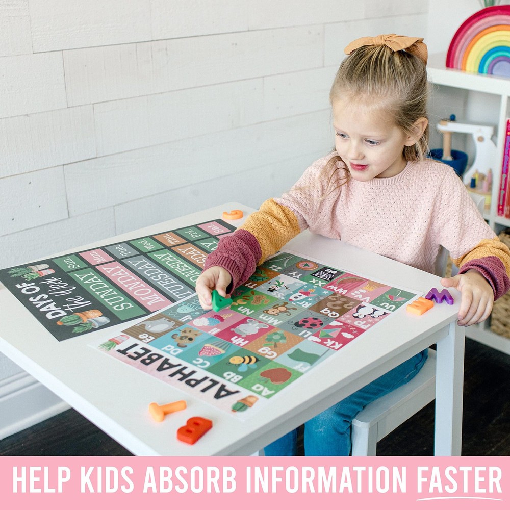 Hadley Designs 16 Educational Laminated Classroom Posters - Learning Charts