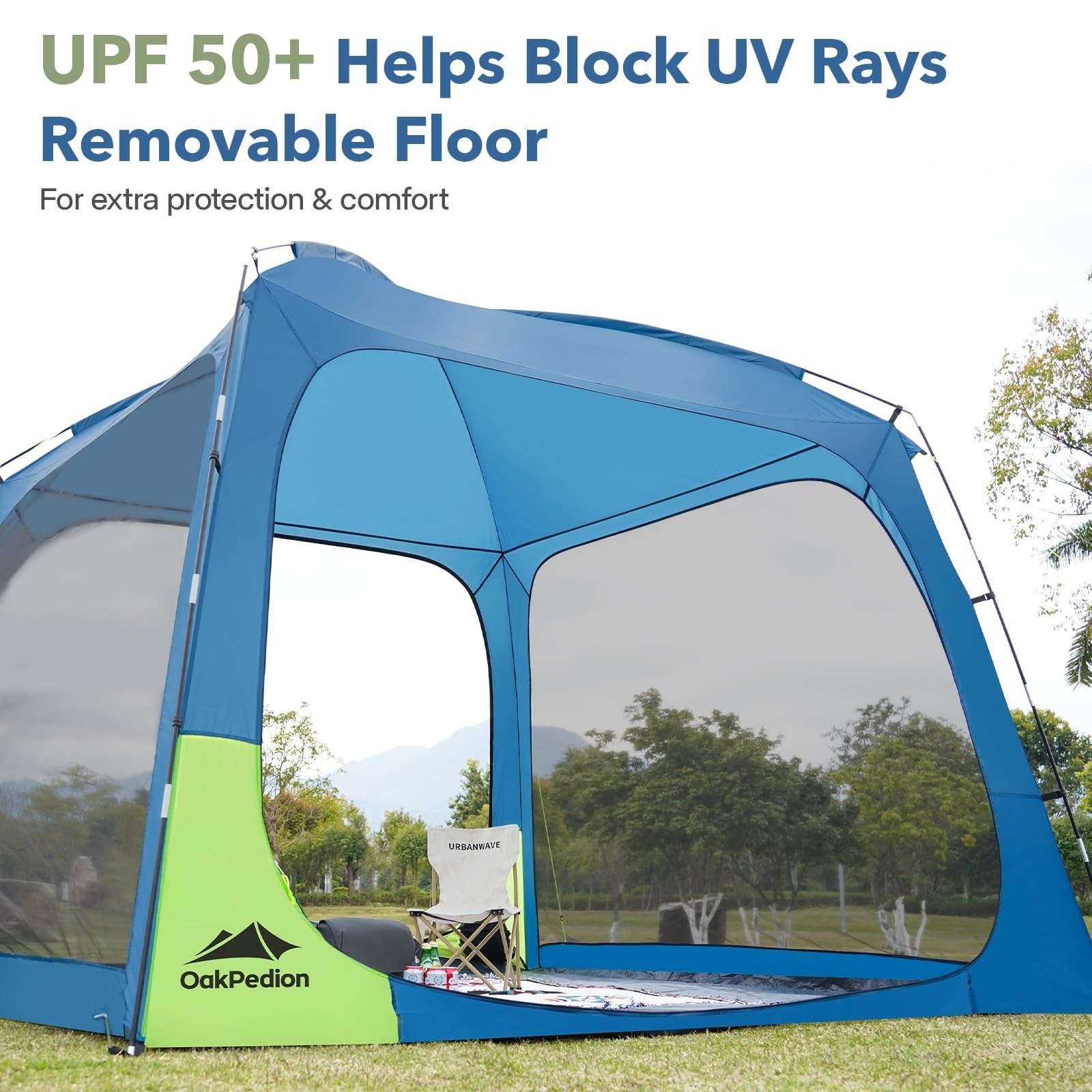 10 x 10ft Screen House Camping Mesh Canopy Tent Room