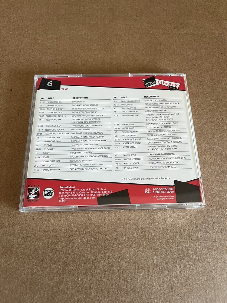 Sonic Foundry Loops for ACID The Library 6 Disc Set